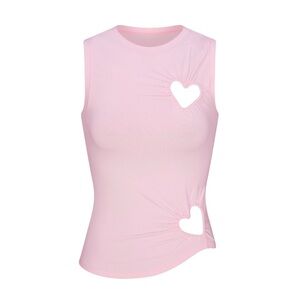 SKIMS Cotton Jersey Heart Tank
